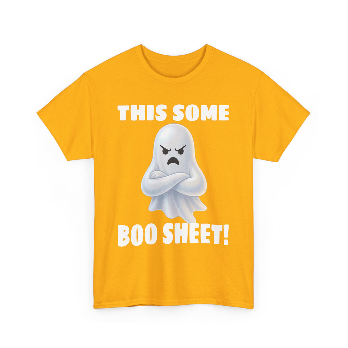 Funny Halloween T-Shirt - "This Some Boo Sheet!" Angry Ghost Tee