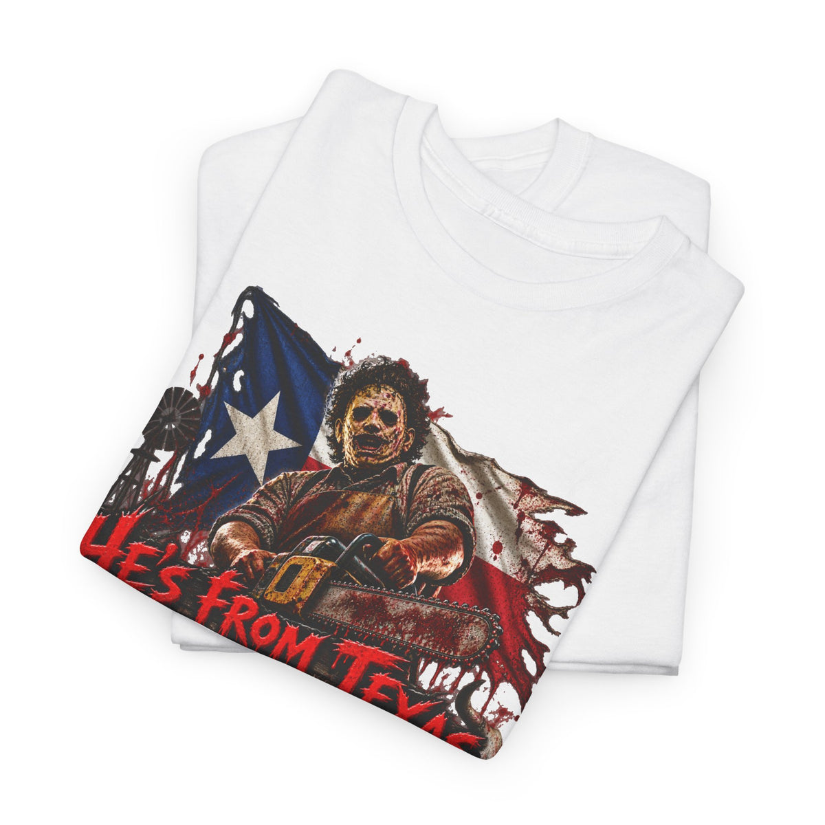 Chainsaw Massacre He's From Texas I Can Tell T-Shirt